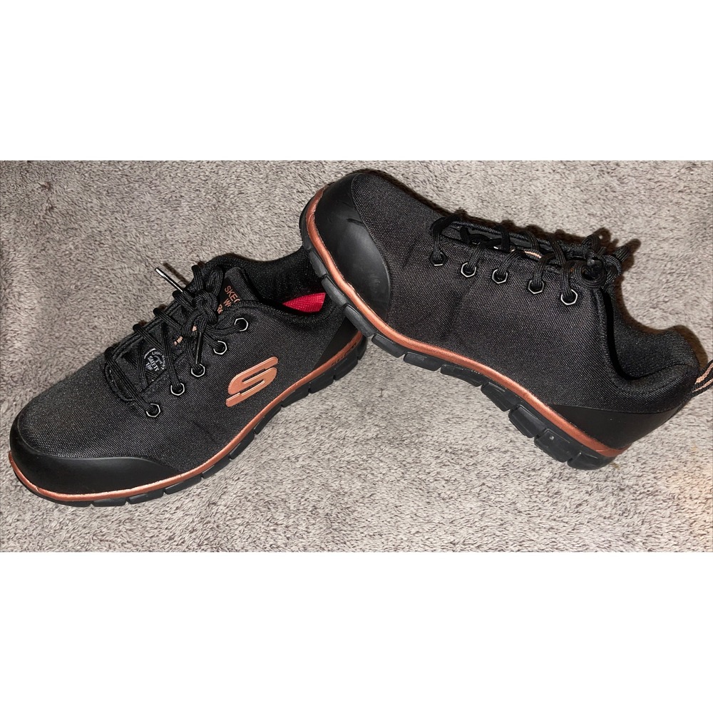 Women's Sketcher Work Shoes-Light Weight Safety Toe- size 7.5 108025